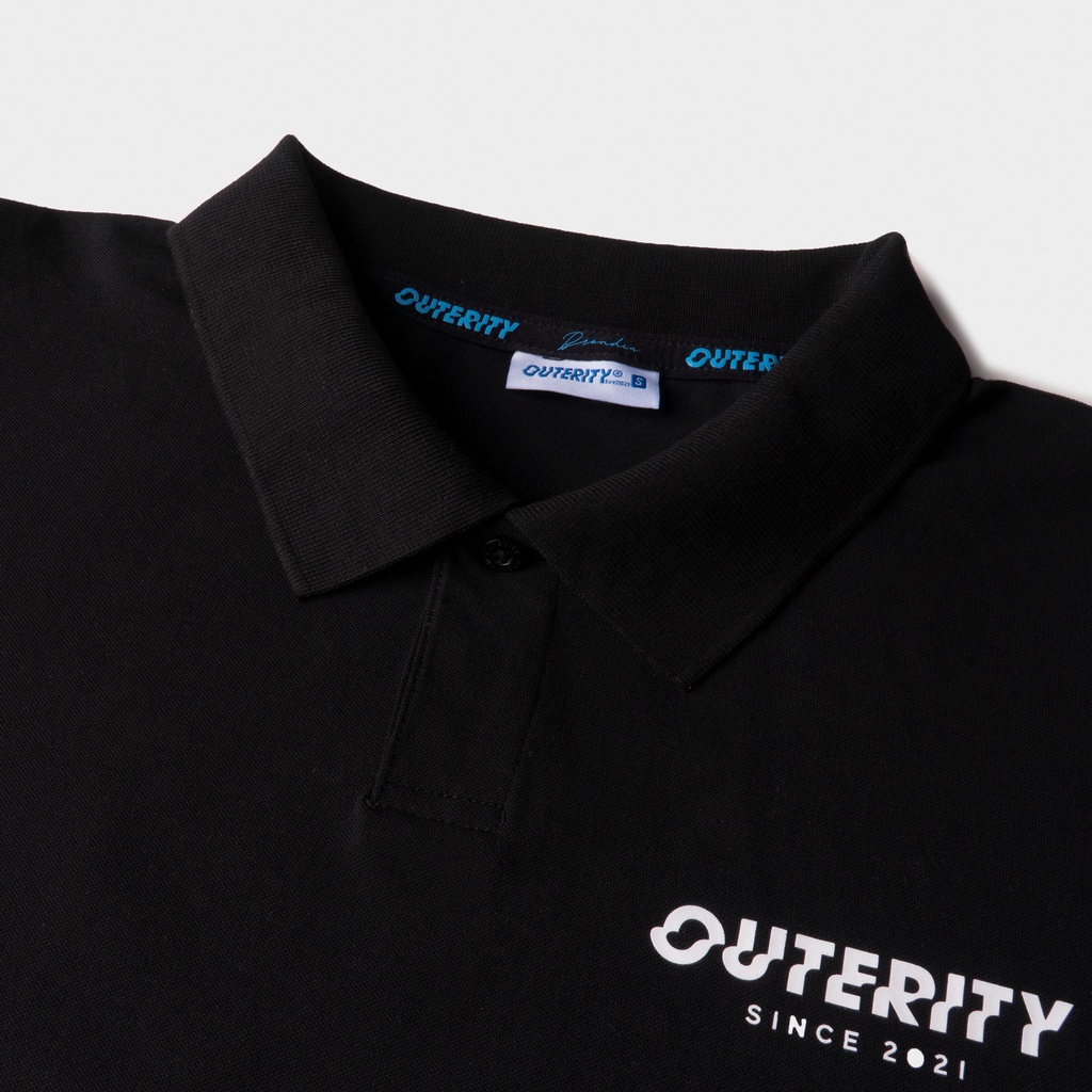 Áo polo nam nữ local brand unisex Outerity Signature vải cá sấu - ORP711