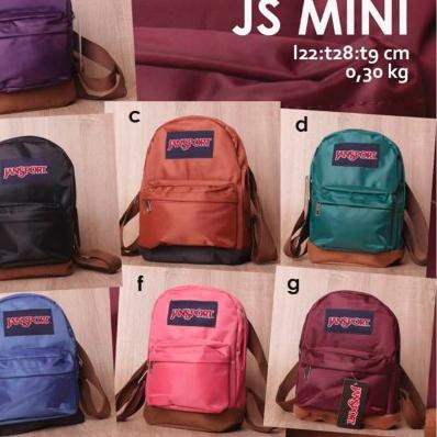 JANSPORT Ba Lô Thể Thao Mini Chống Thấm Nước Tiện Dụng