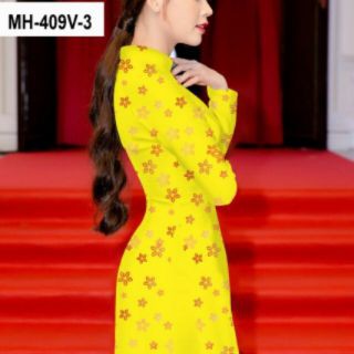 VẢI ÁO DÀI HOA NHÍ