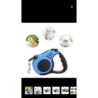 dây dắt tự động cho chó mèo 3m