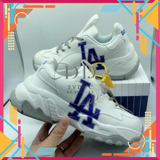 Giầy MLB LA , Giầy Thể Thao Sneaker Nam Nữ Độn Đế Tăng Chiều Cao Full size (36-43)