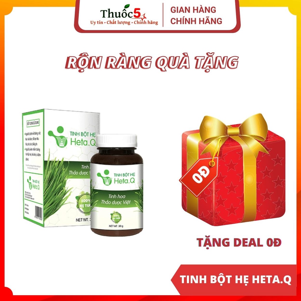 [GÍA GỐC] Tinh bột hẹ Heta.Q – hỗ trợ tiêu hóa tốt - Hộp 30g