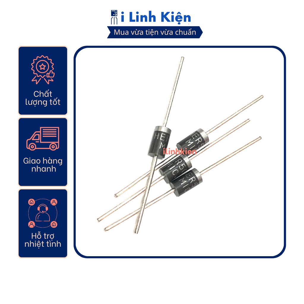 HER508 HER307 Diode xung chính hãng MIC đóng dây chất lượng cao.