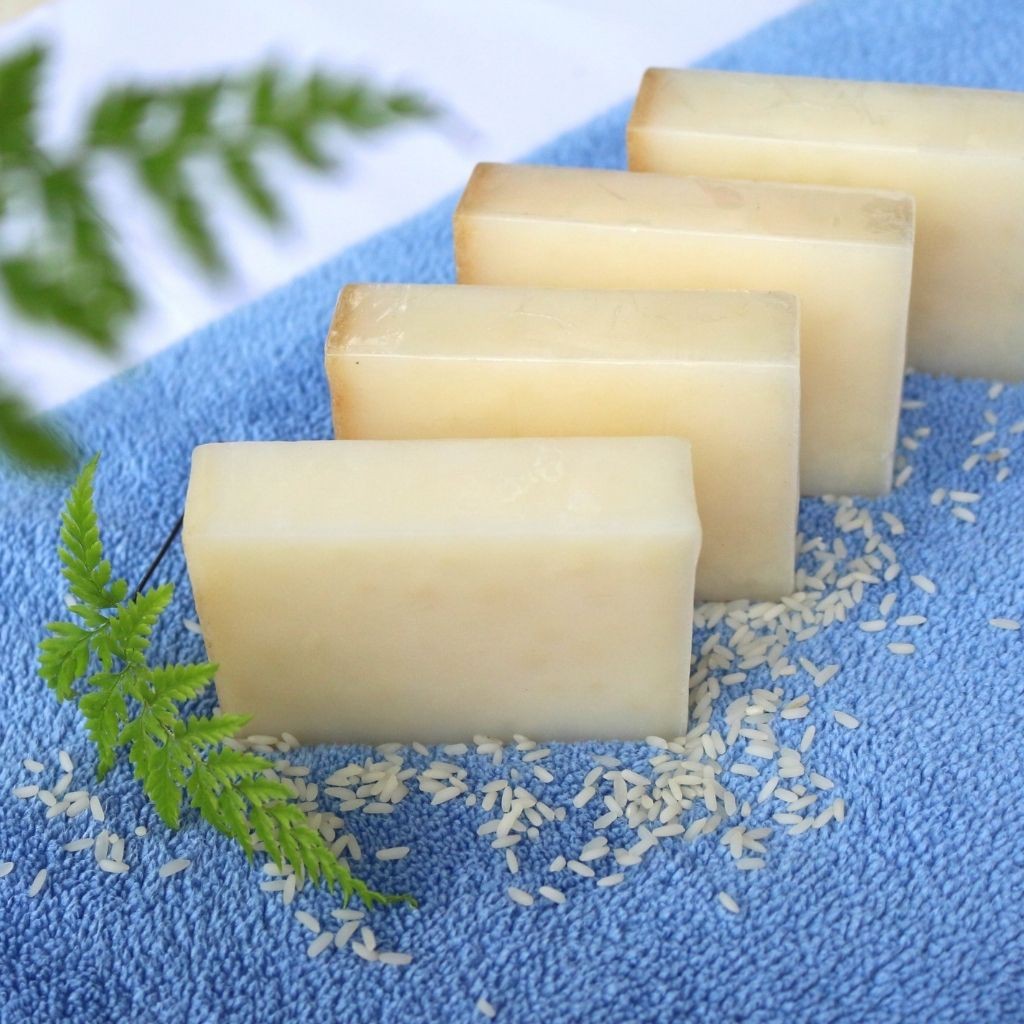 Xà Bông Cám Gạo sinh dược từ thiên nhiên Mát Da Ngừa Mụn Trắng Da 100gram | BigBuy360 - bigbuy360.vn