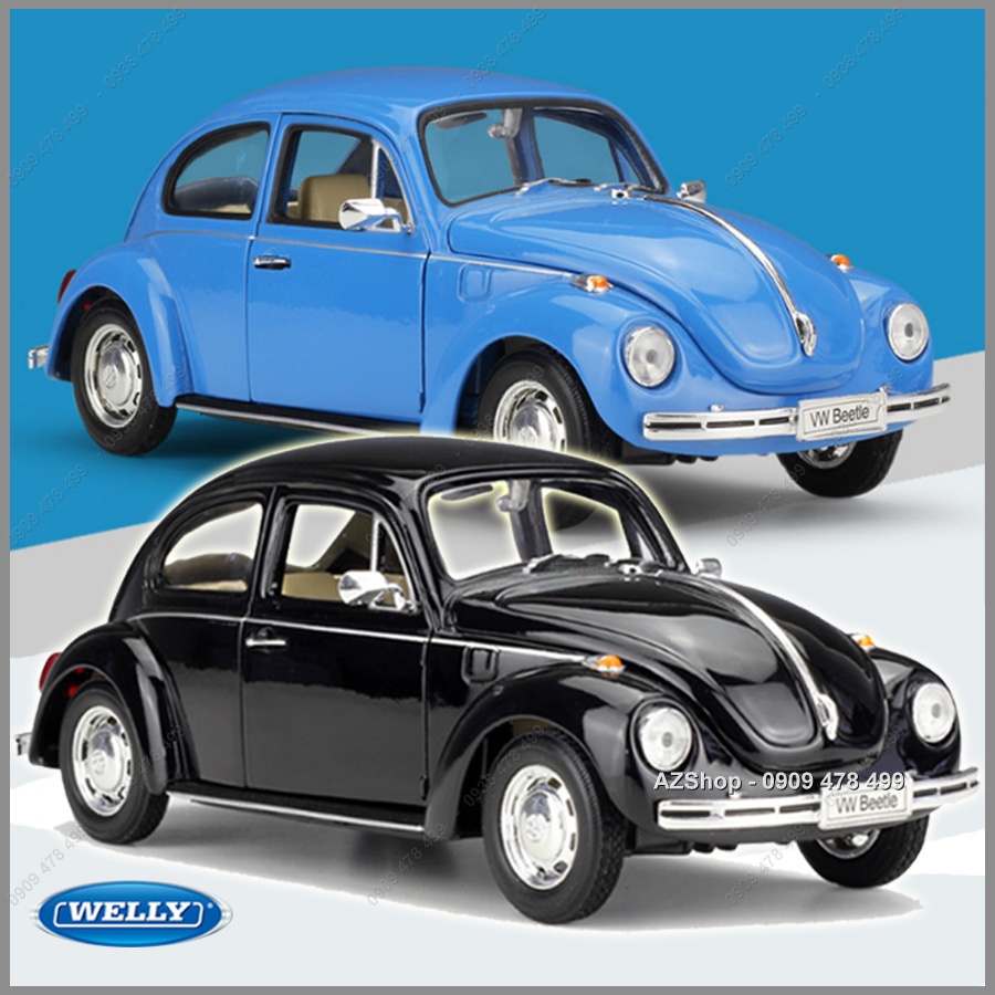 Xe Mô Hình Kim Loại Cổ Điển VolksWagen Beetle - Con Bọ - Tỉ Lệ 1:24 - Maisto