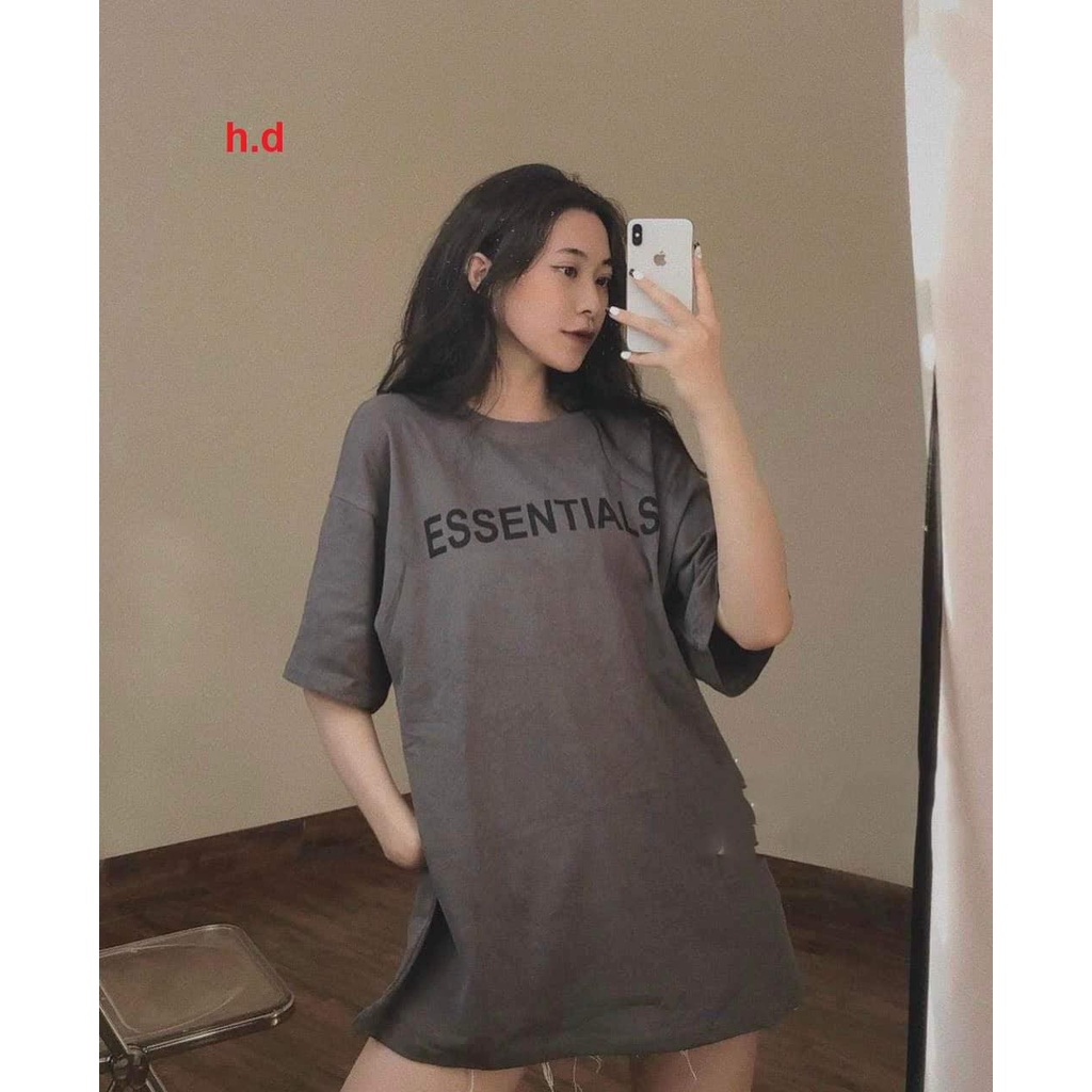 [FREESHIP ĐƠN TỪ 50K] Áo Thun Nam Nữ Essen Streetwear Áo Phông Nam Form Rộng Basic Cotton Oversize