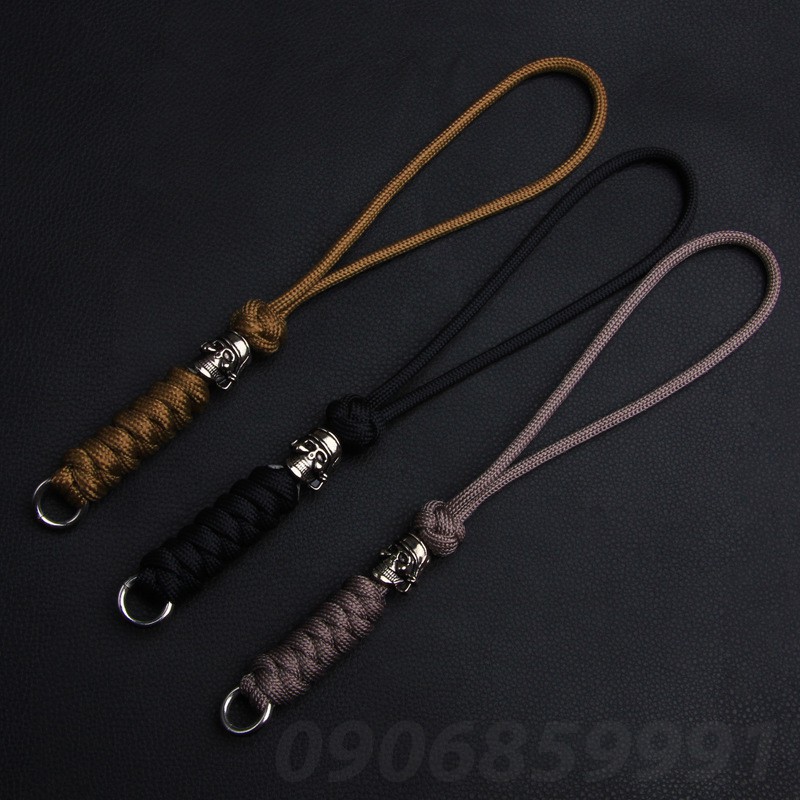 Dây paracord đeo phụ kiện dã ngoại EDC kèm hạt bead (Y032)