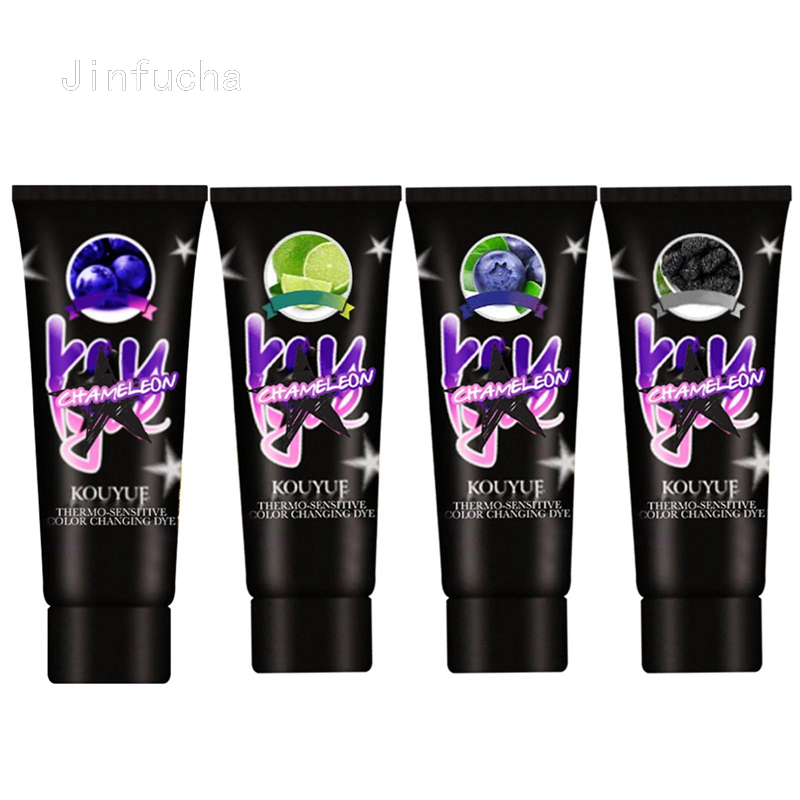 (hàng Mới Về) Thuốc Nhuộm Tóc Jinfucha Thay Đổi Màu Sắc Theo Nhiệt Độ