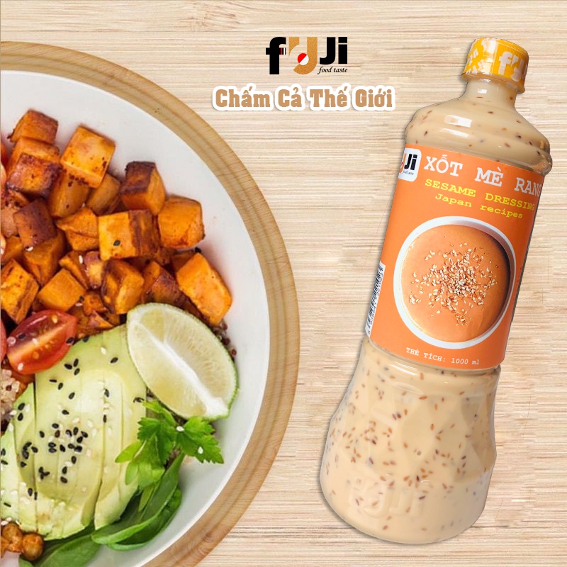Nước Chấm Sốt Mè Rang 1.000 ml 1 lít Thương Hiệu Fuji Chính Hãng Thơm Ngon