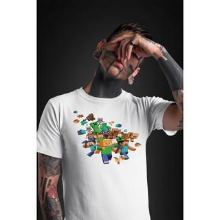 Áo thun in hình Nhân vật minecraft cực chất