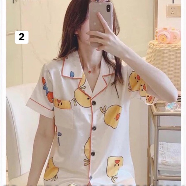 Bộ pijama lụa