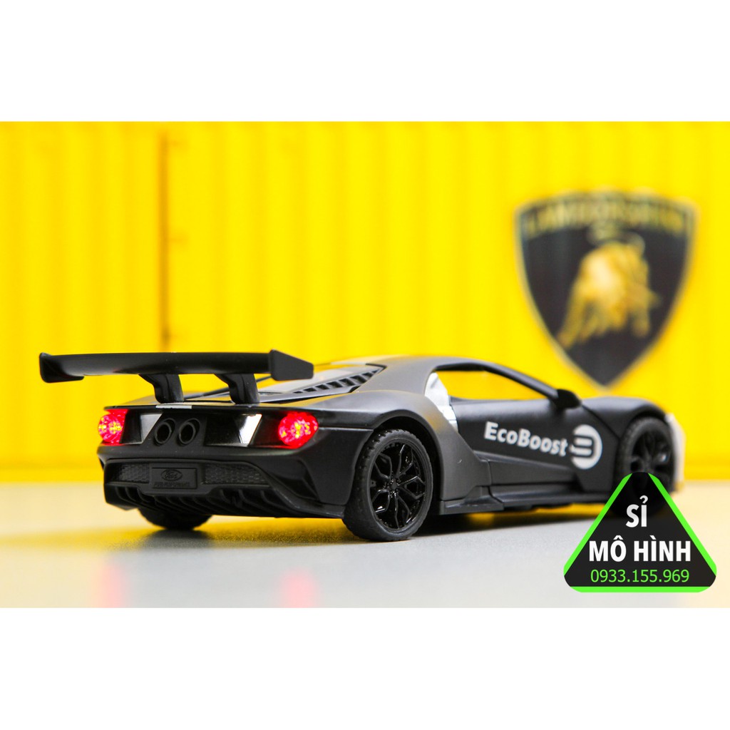 [ Sỉ Mô Hình ] Mô hình siêu xe Ford GT New 1:32 Đen