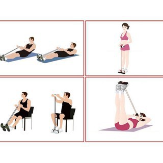 [Mã FAMAYMA2 giảm 10K đơn 50K] Dụng Cụ Tập Gym, Tập Cơ Bụng Tại Nhà, Kéo Tay Tummy Trimmer - TT