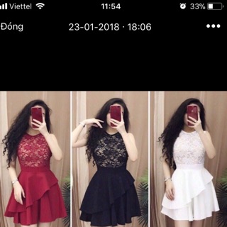 Đầm ren phối