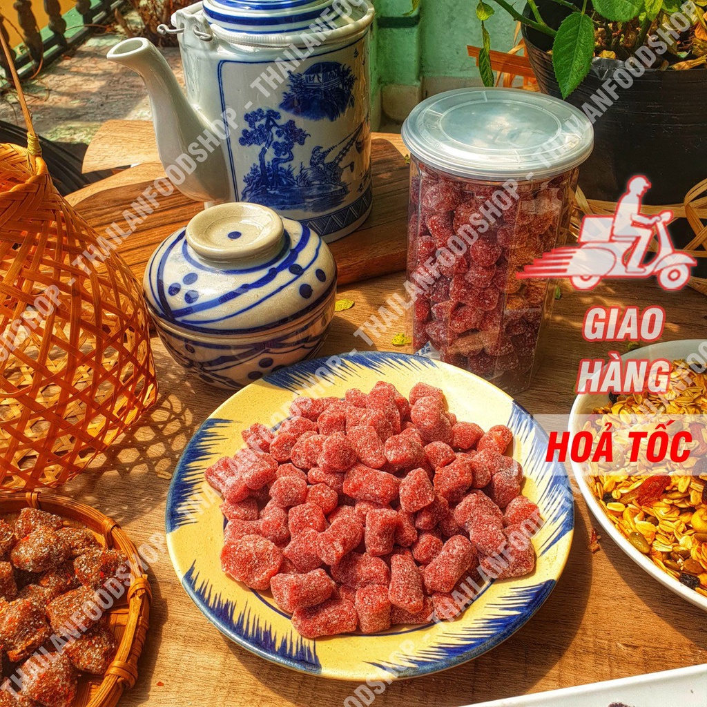 Kẹo Dâu Tây Đặc Sản Đà Lạt Lon 500gr
