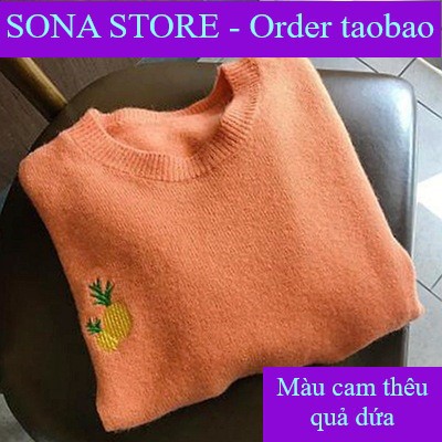 Áo len nữ form rộng hàn quốc, Áo len tay dài, Hàng quảng châu cao cấp, Màu pastel, SONA STORE | BigBuy360 - bigbuy360.vn