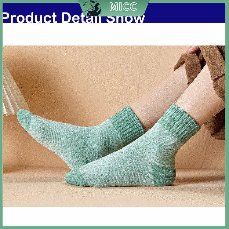 Bộ 5 Đôi Vớ Nhung Dày Họa Tiết Hoạt Hình Dễ Thương Cho Bé