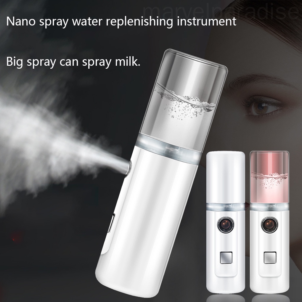 [Hàng mới về] Máy phun sương nano dưỡng ẩm da mặt mini có thể sạc lại bằng cáp usb tiện dụng