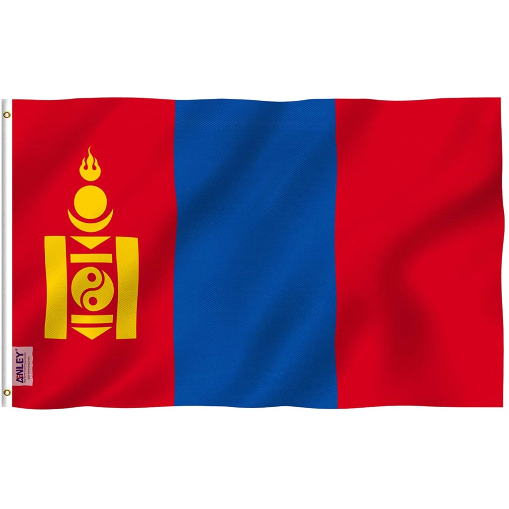 Lá Cờ Mongolia 3X5Ft Chất Lượng Cao