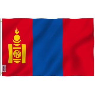 Lá cờ mongolia 3x5ft chất lượng cao