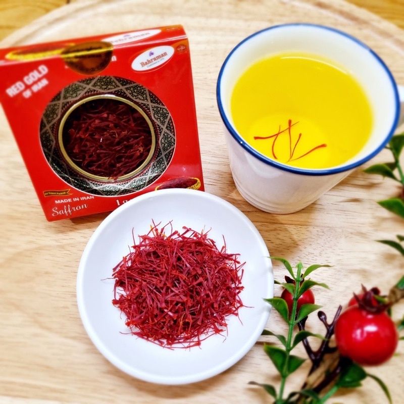 NHUỴ HOA NGHỆ TÂY SAFFRON BAHRAMAN IRAN 1Gr