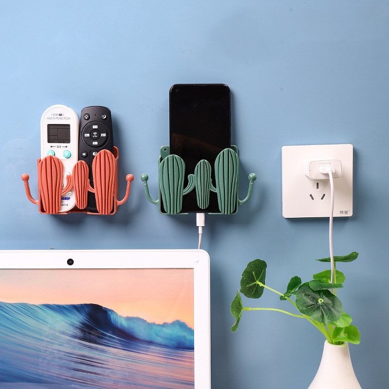 Giá Đỡ Điện Thoại Treo Tường Hình Cây Xương Rồng Dễ Thương