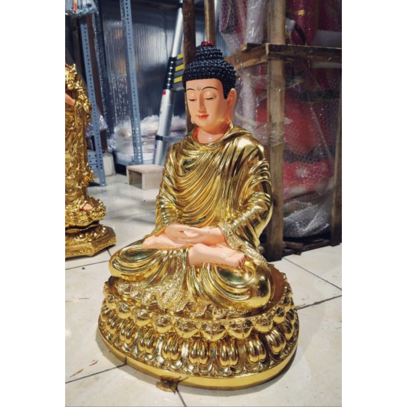 Tượng Bổn Sư 50cm dát vàng