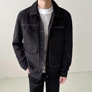 Thanh Lịch Áo Khoác Bomber Jacket Kaki Áo Bomber Nam Đen Sành Điệu Cá Tính Độc Lạ Mang Phong Cách Thời Trang Hàn Quốc Đôi Cổ Điển Cổ Điển