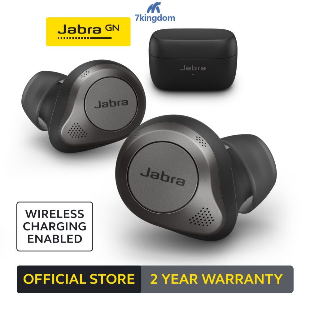 Có Sẵn Jabra Elite 85T TWS Tai Nghe Nhét Tai Không Dây Bluetooth 5.0 Hoạt Động Loại Bỏ Tiếng Ồn Tai Nghe Nhét Tai IPX4 Chống Nước Tai Nghe Nhạc Cá Tuyết