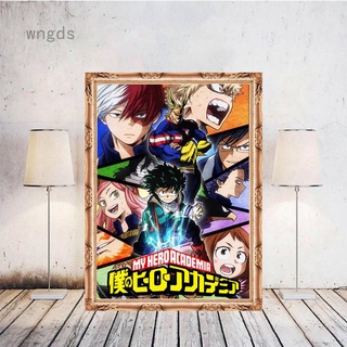 Tấm áp phích hình anime My Hero Academia sáng tạo 1