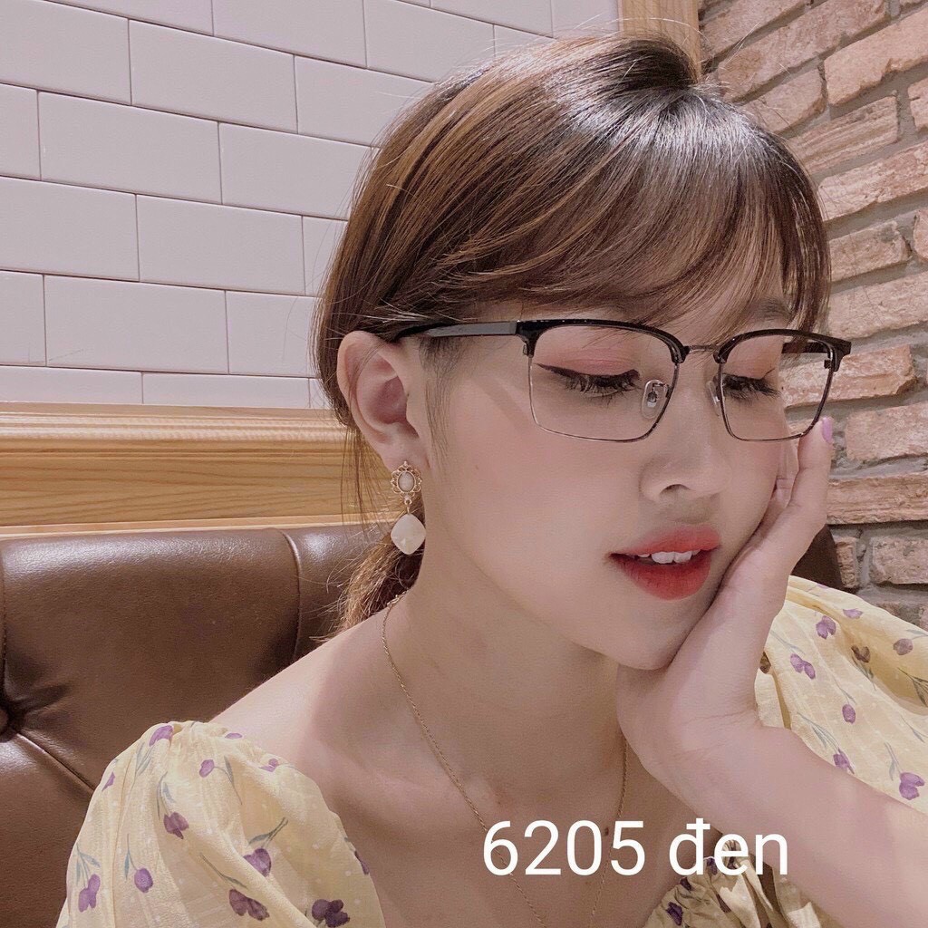 Gọng kính cận nam nữ DOCO MART 6205 mắt vuông viền kim loại cao cấp không gỉ | BigBuy360 - bigbuy360.vn