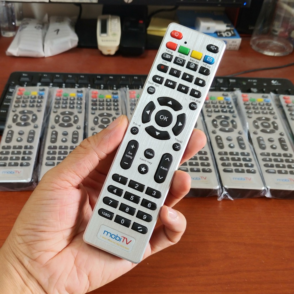 Điều khiển MobiTV 19001900, AVG, AN VIÊN, DVB-T2 và DVB-S2 cho đầu kỹ thuật số TvBox. (Mẫu số 2)