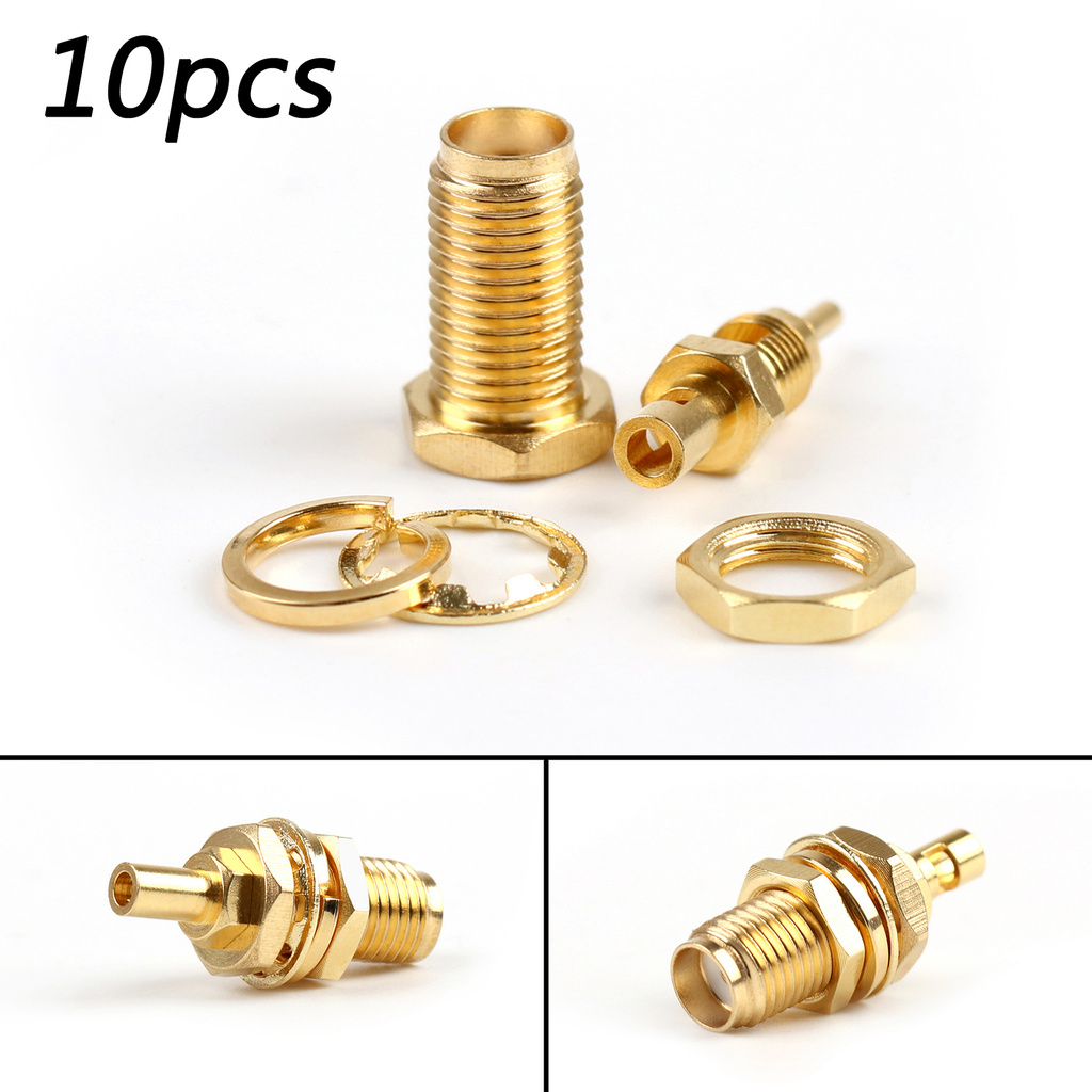 Set 10 Dây Cáp Kết Nối Đầu Cái 1.37mm Rg178 Sma