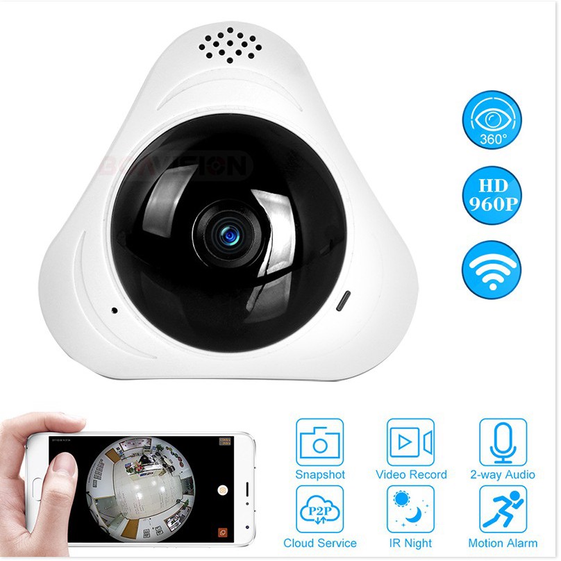 [Tư Vấn Nắp Đặt] Camera Yoosee Giám Sát Không Giới Hạn ,Camera Yoosee wifi Ốp Trần - Quay Panorama 360  Full HD Tích Hợp