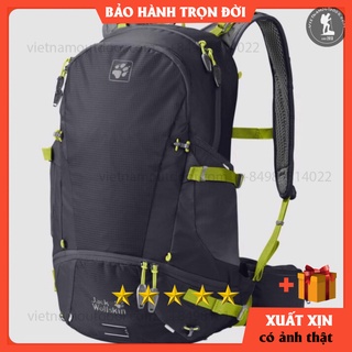 Balo trekking Jack Wolfskin Moab jam 30 có đai trợ lực -  balo lu lịch - balo phượt