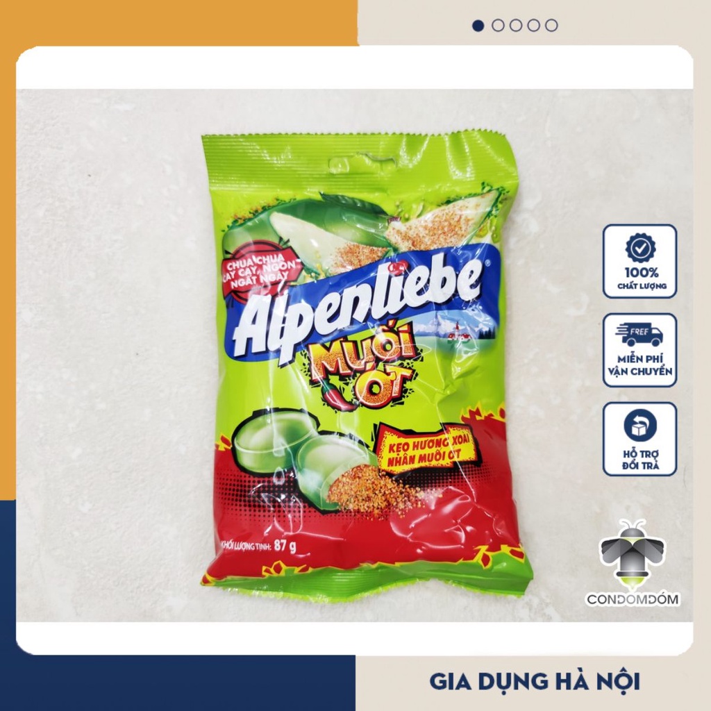 Gói 30 viên kẹo Alpenliebe Xoài Muối Ớt Hot Hot