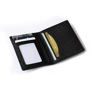 VÍ MINI ĐỰNG THẺ Bóp Nhỏ Gọn Cardholder MERCURY Da Saffiano Nam Nữ Cao Cấp Chống Thấm Nước Thương Hiệu DOLANTO
