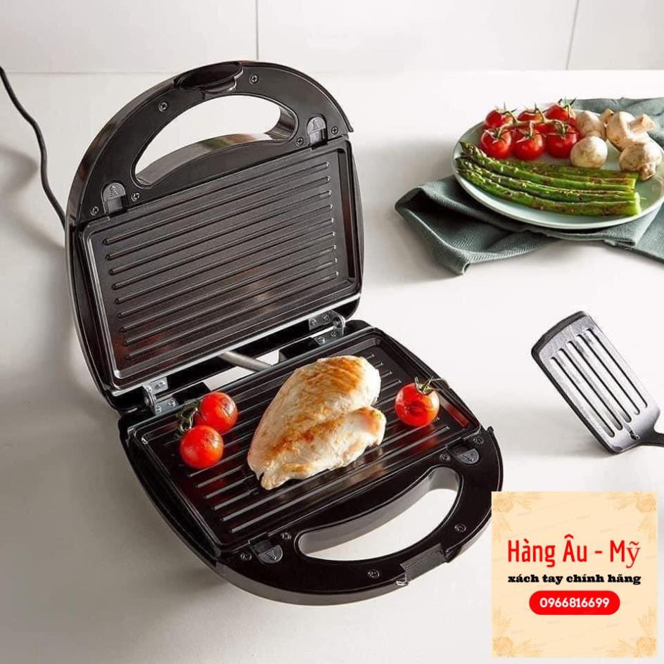Máy Nướng Thit, Kẹp Sandwich, làm bánh 3 in 1 Cao Cấp Vonshef - Cam kết nhập từ Đức Mua Tại Đức