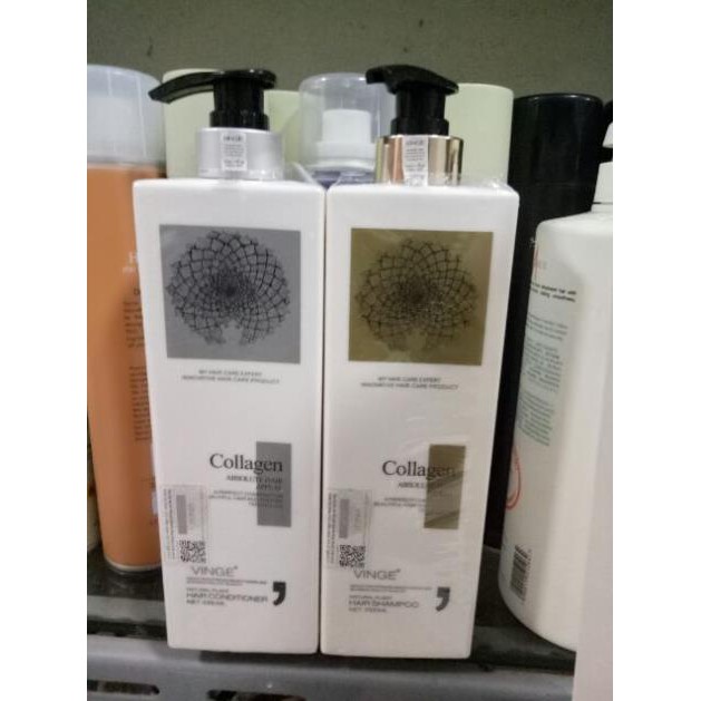 Combo cặp dầu gội xả Collagen VINGE 1000ml | BigBuy360 - bigbuy360.vn