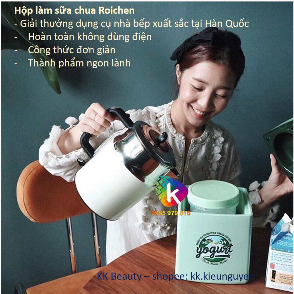 Hộp làm sữa chua Hàn Quốc ROICHEN