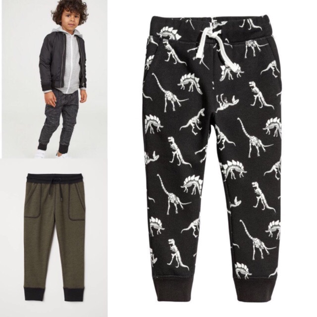 QUẦN JOGGER H&M BÉ TRAI XỊN DƯ