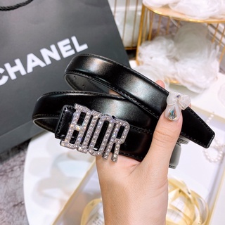 Thắt lưng nữ - dây nịt nữ - dây lưng chữ đính đá