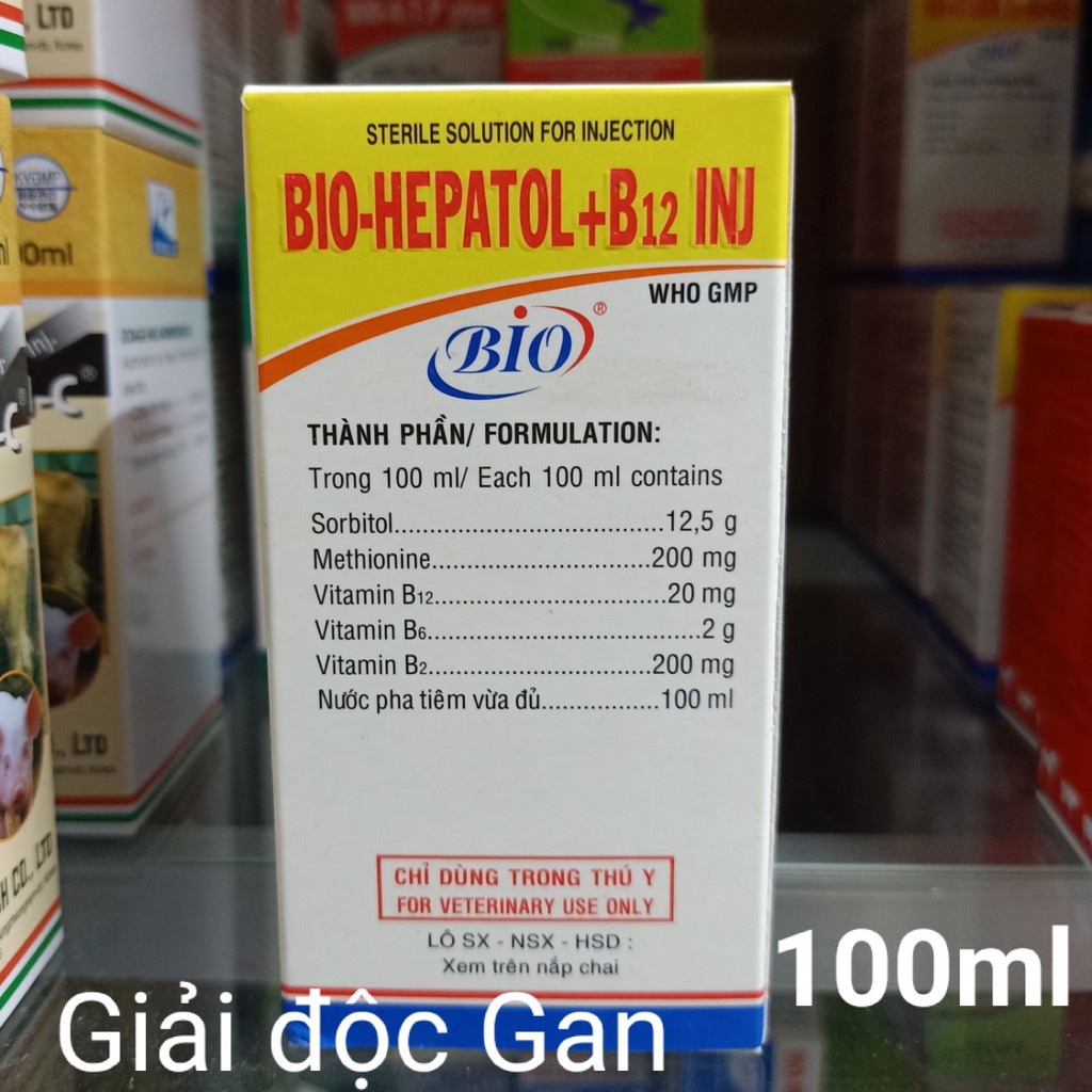 Bio Hepatol+B12 100Ml - Giải Độc Gan, Giúp Chó Mèo Ăn Ngon