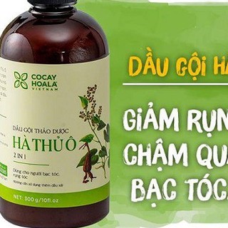 Dầu Gội Thảo Dược Hà Thủ Ô Cocayhoala 2in1 (300ml) tặng chai nước rửa tay Unicare