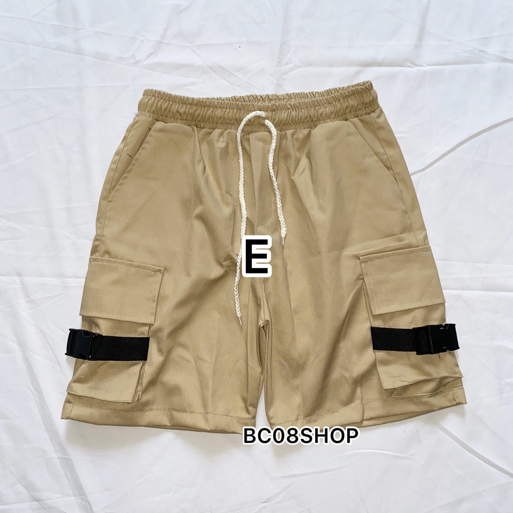 Quần Short Ngố Unisex chất vải kaki 2 màu Đen Be BC079 | BigBuy360 - bigbuy360.vn