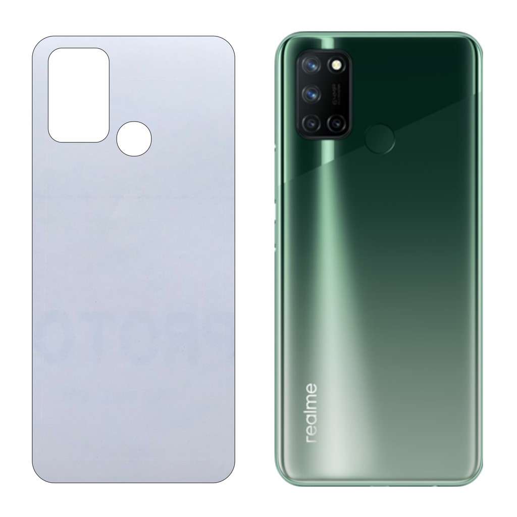 Miếng Dán Lưng Realme 7i - C17 Decal Trong Nhám Chống Vân Tay