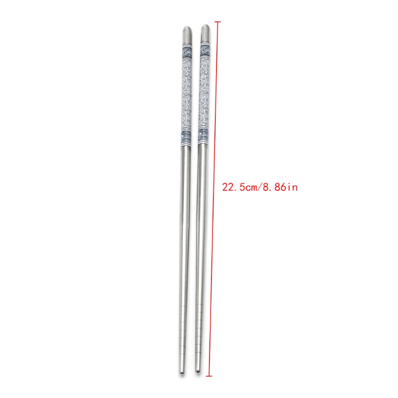 Bộ 5 Đôi Đũa Inox In Hình Xinh Xắn