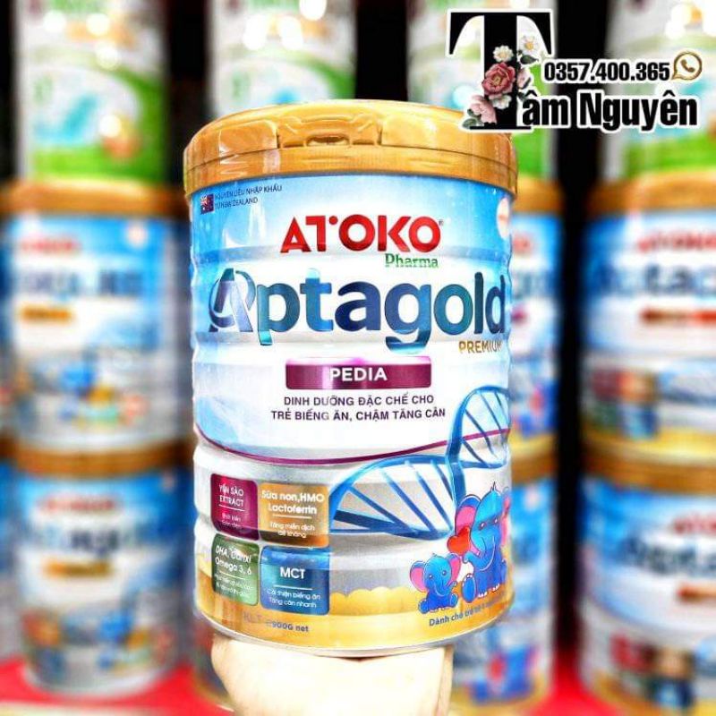 Sữa bột Aptagold Premium Pedia 900g