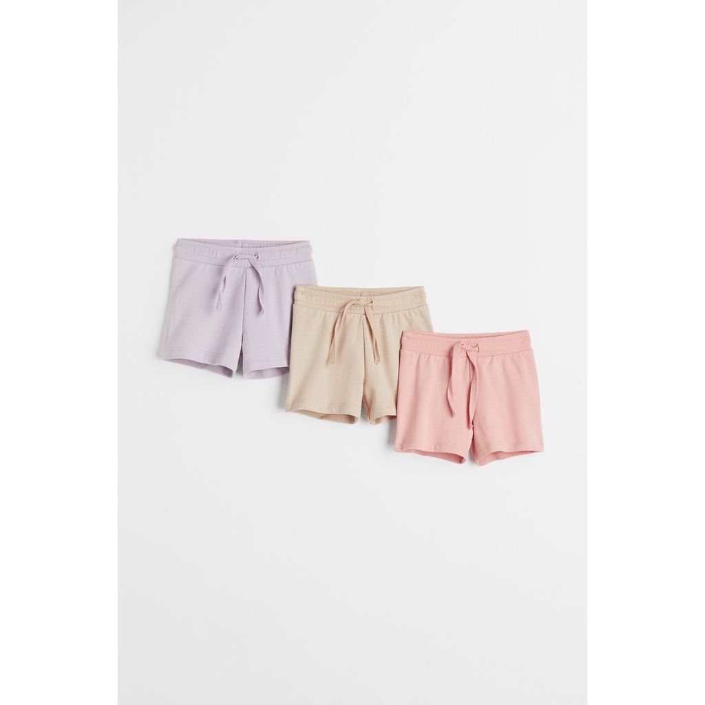 Set 3 quần short HM aut bé gái
