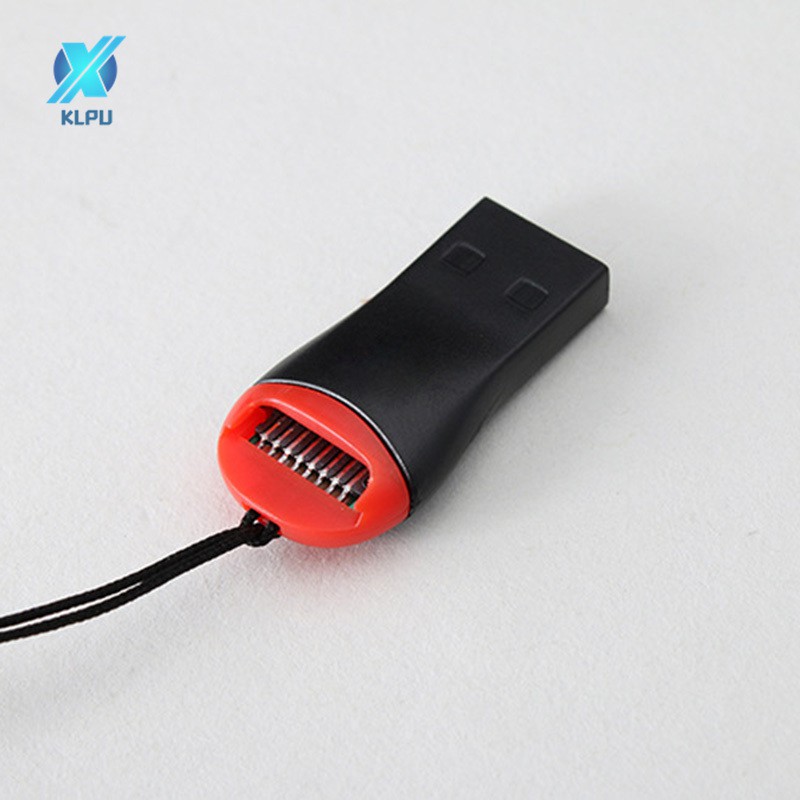 COD# Mini Micro USB 2.0 SD T-Flash TF Memory Card Reader Whistle #VN